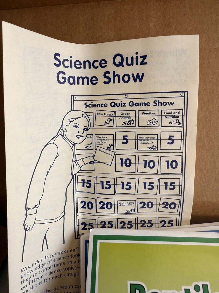 Lakeshore Science Quiz Game Show Wall Chart