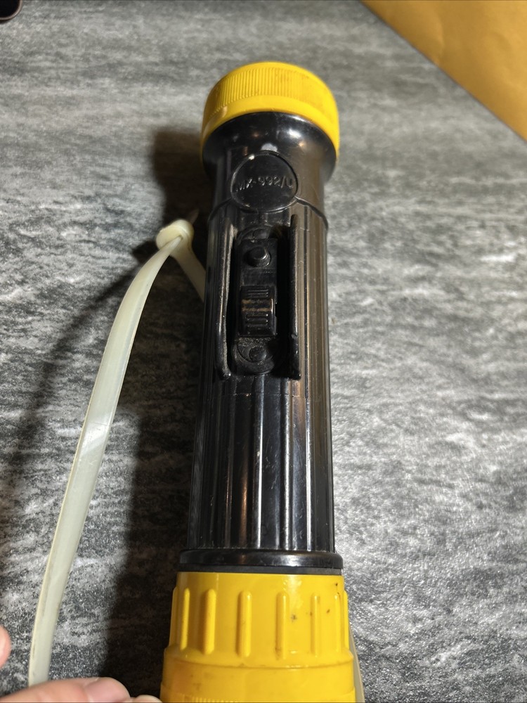 Vintage U.S. Permissible Electric Mining Fulton Flashlight Untested