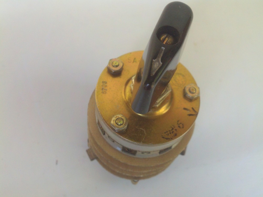 Vintage 9 Pole Rotary Switch