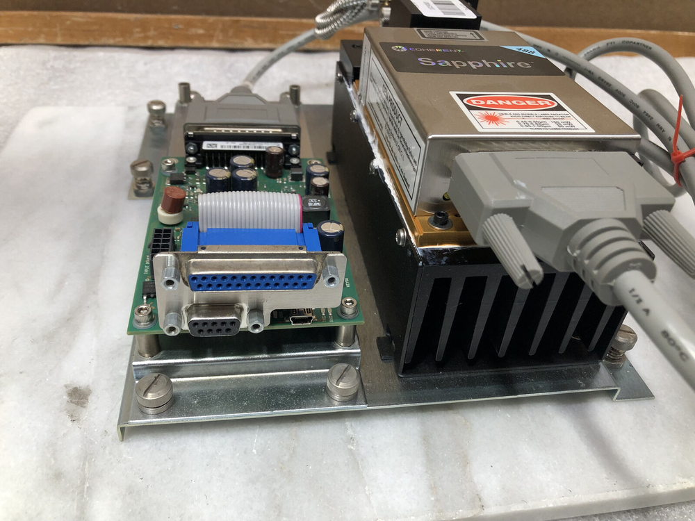 Coherent Sapphire 488-30 Laser Head System W/ Heatsink + Control Board