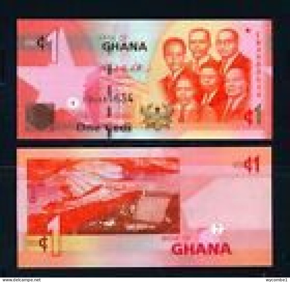GHANA - 2010 1 Cedi UNC Banknote