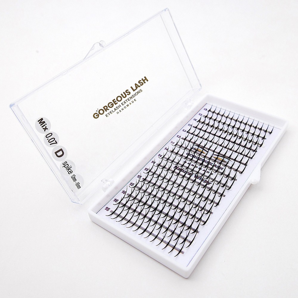 WISPY On Strip, Single Spike Lashes. Premade Lash Spikes. Eyelash Extensions!