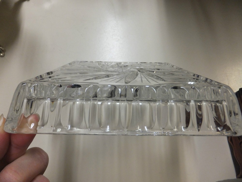 Crystal Butter Dish