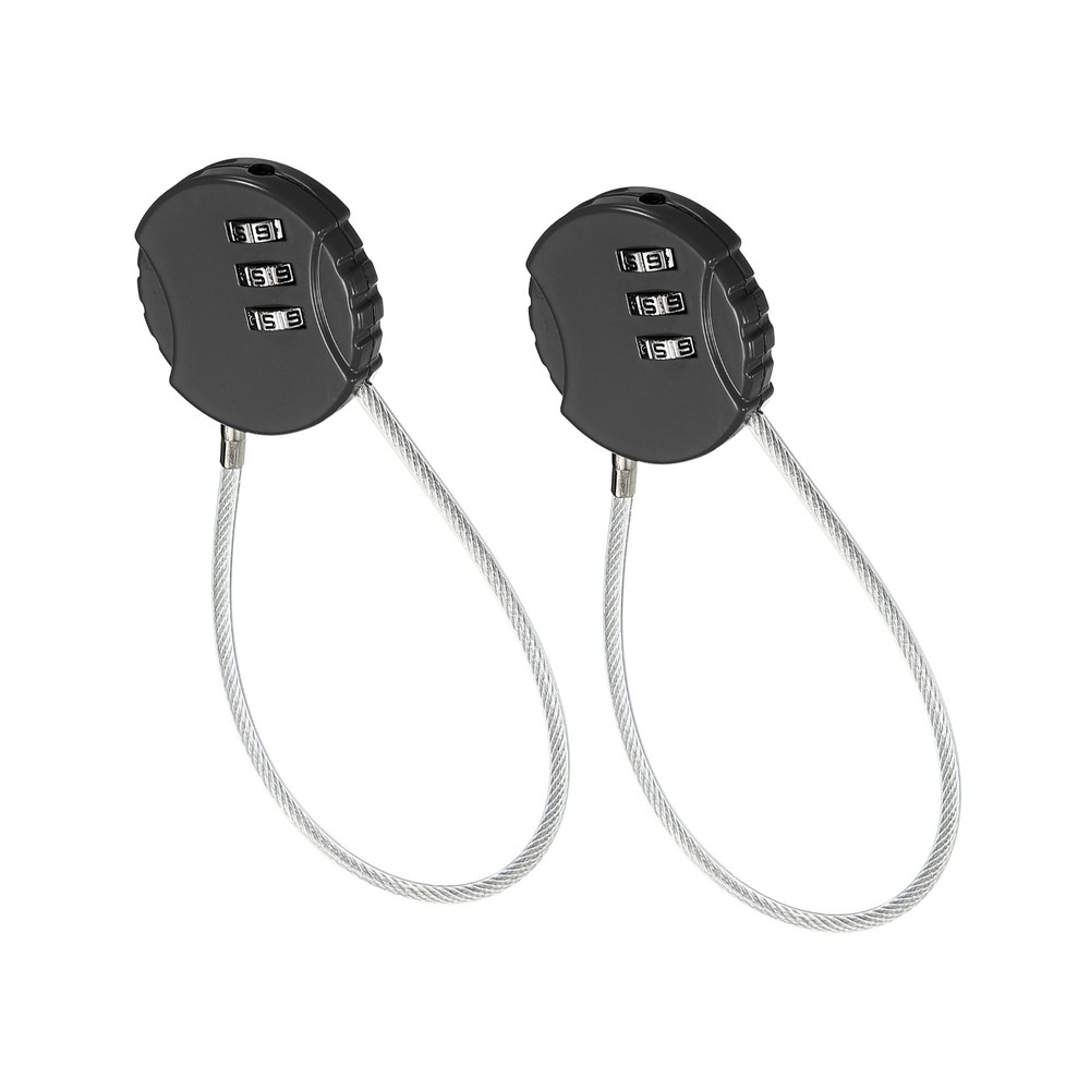 2PCS 7.8" Black Small Combination Lock DIY