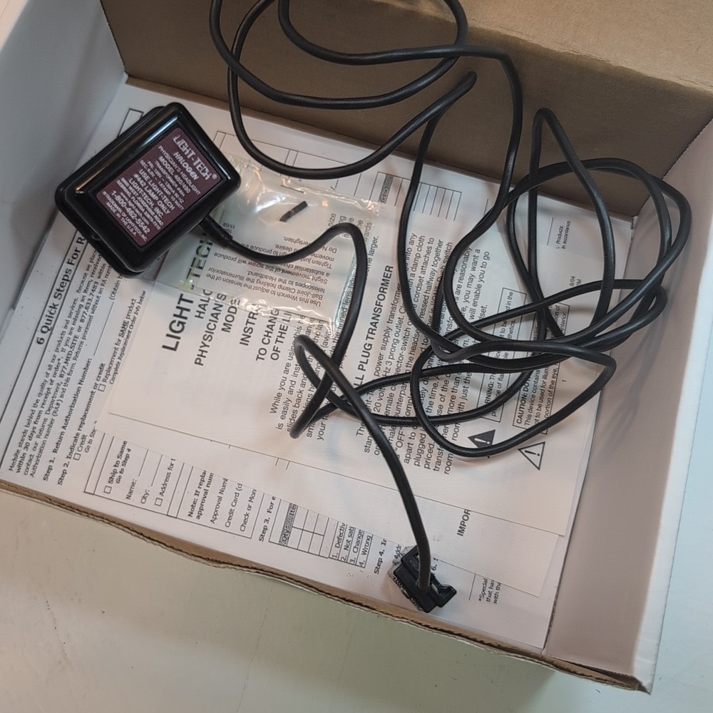 Light-Tech Halogen Physician's/Tech Focusing Headlight Model 480 - Works