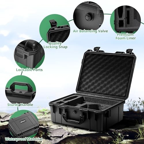 Starlink Mini Case, Waterproof Hard Protective Case with Precision Hard Case