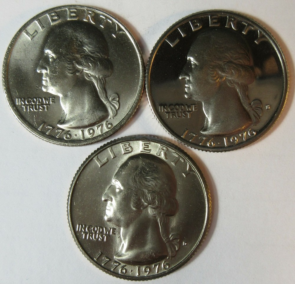1976 PDS Washington Quarters (#317i)