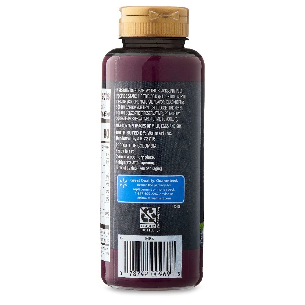 Blackberry Sauce 4 Pack Bulk Fruit for Desserts