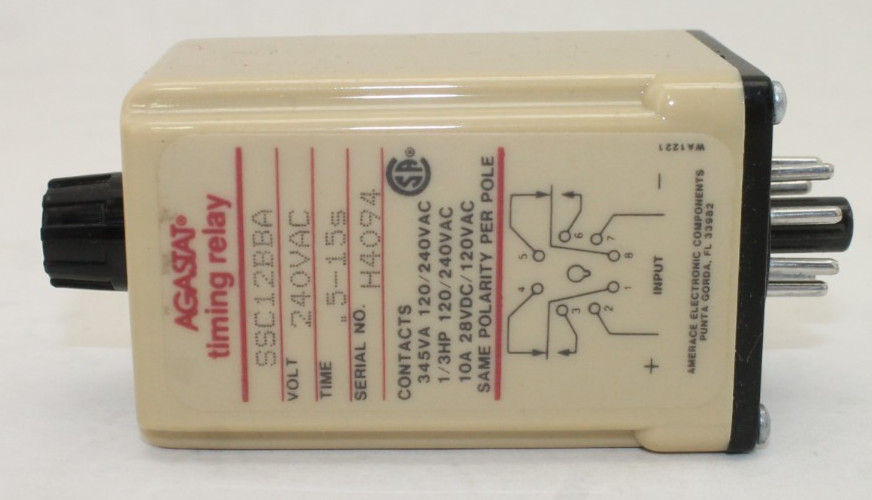 Agastat SSC12BBA Time Delay Relay