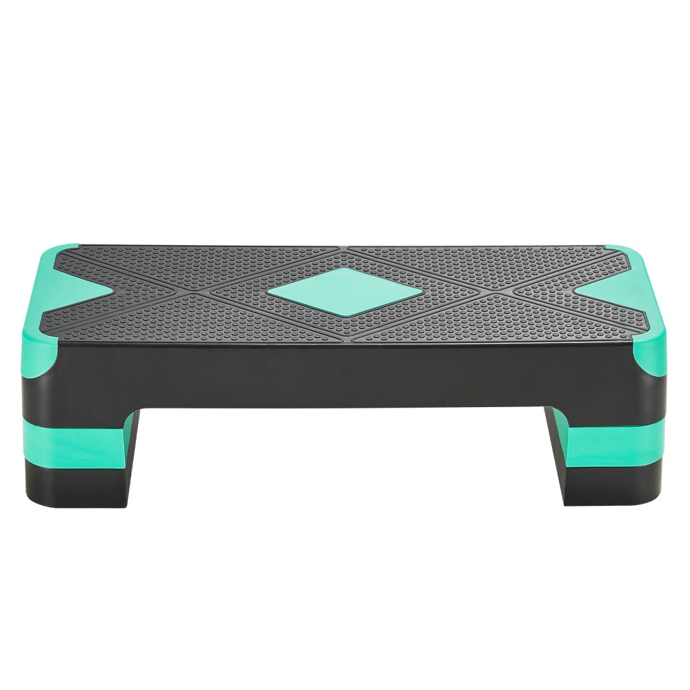 Aerobic Stepper Platform, 4 Adjustable Risers, Non-Slip Workout Step