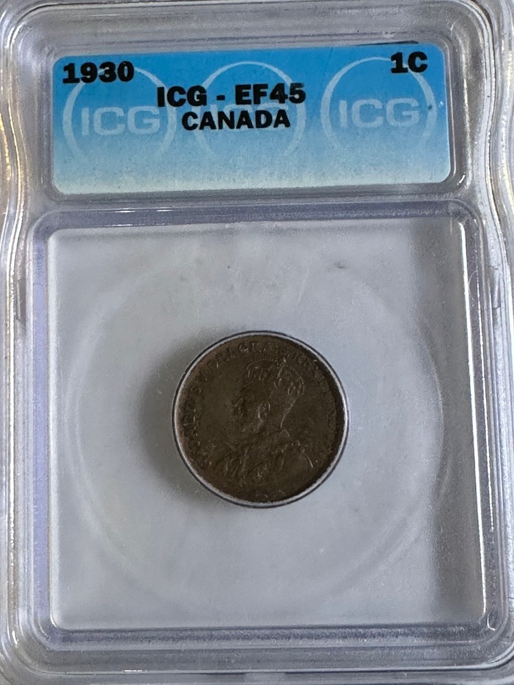 1930 1c Canada (George 5), EF45