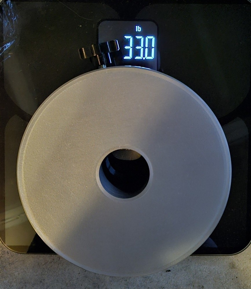 Custom 33lb 1.875" Bore Counterweight