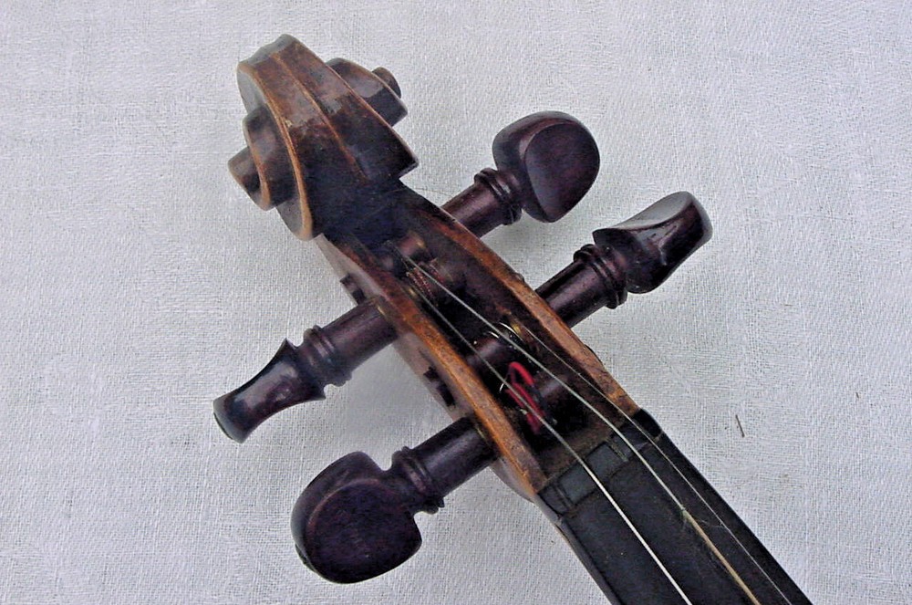 ANTIQUE HOPF VIOLIN NICE OLD FIDDLE GREAT TIGER BACK
