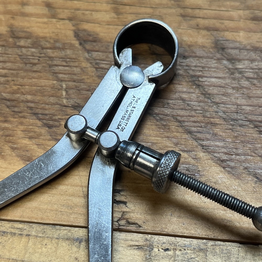 Starrett 4" Outside Spring Nut Caliper 4" leg