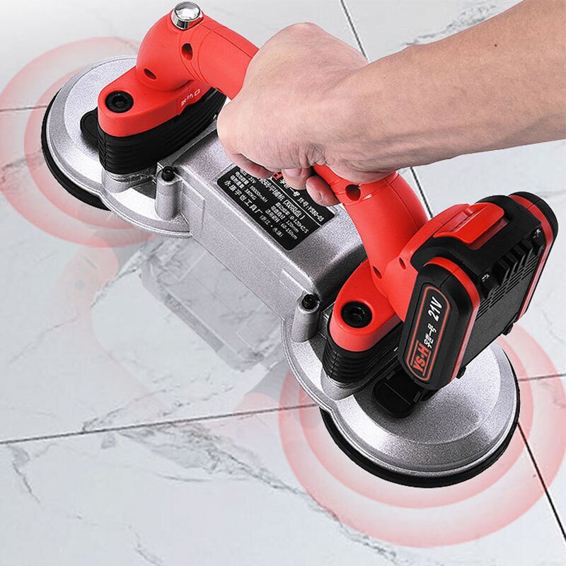 Tile Tiling Tool Electric Tiling Vibrator Suction Cup Adjustable Tile Tiler