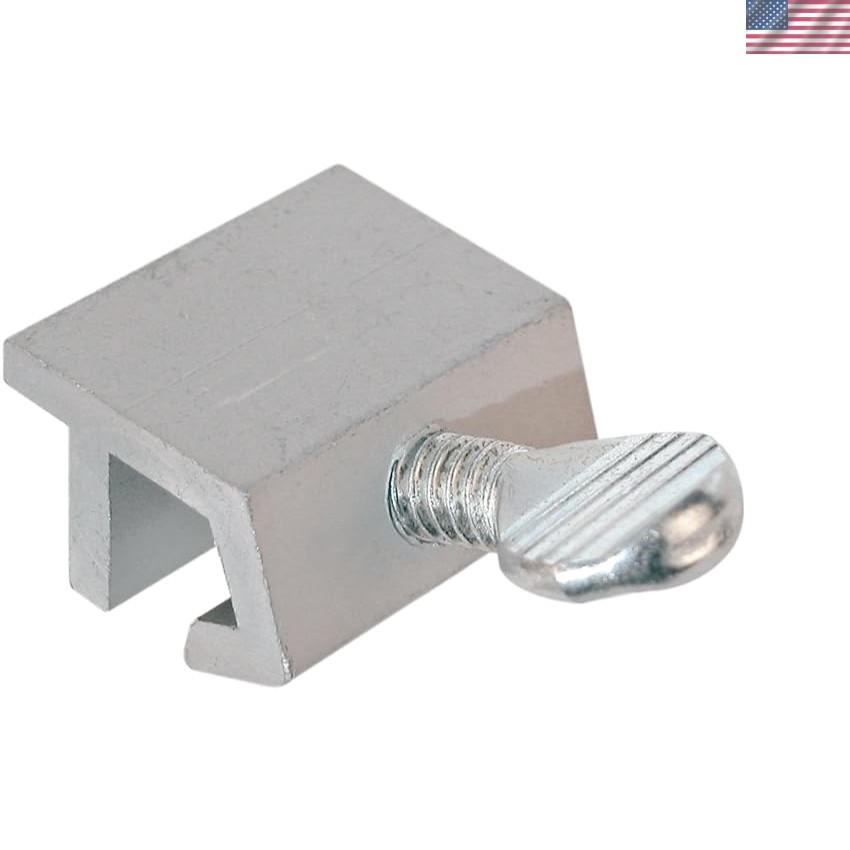 U 9819 Aluminum Window Security Lock 4 Pack - Easy Installation & Modern Design