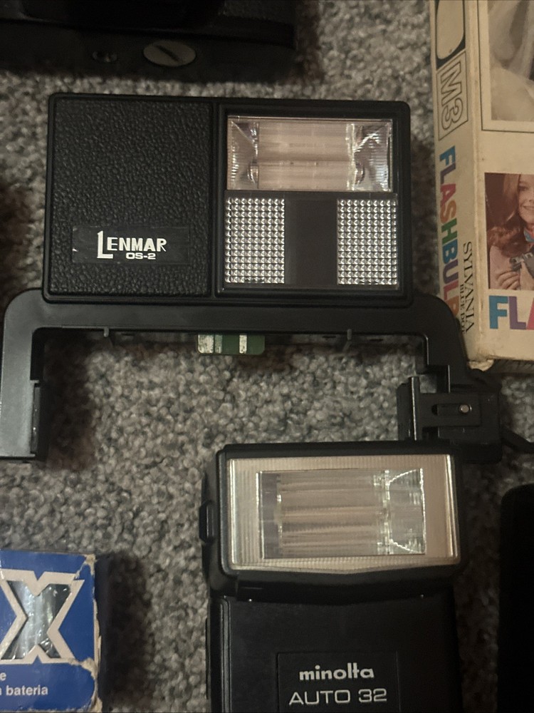 Vintage Camera & Lense with Accessories Untested