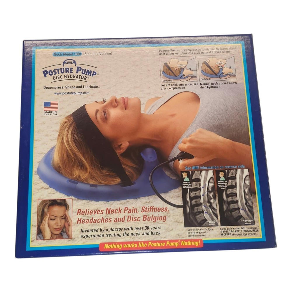 Posture Pump Disc Hydrator Exerciser Cervical. Pre-Owned