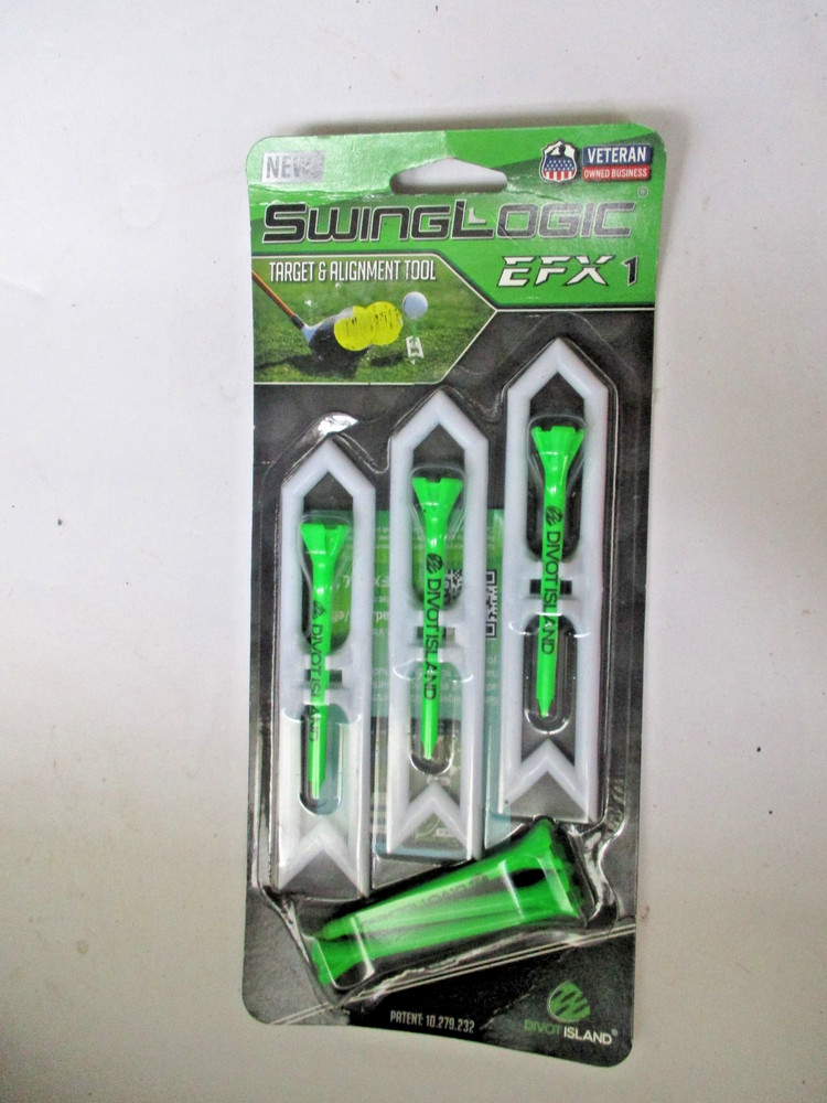 Golf Swing Target Aiming Aid Tool & Alignment Trainer Tee Swing Logic