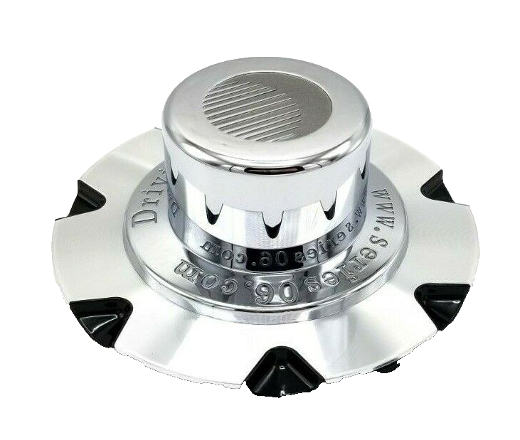 Black Series 06 Center Cap Cover 16" 7 Spoke Trailer Rim Tire Hi-Spec Wheel