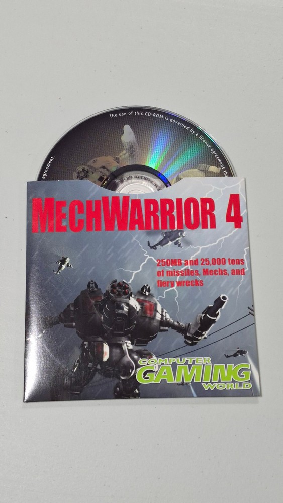 MechWarrior Battletech Manuals and Demo Disc