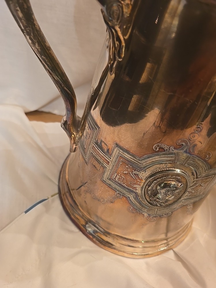 1858 Meriden Brittania Co Silverplate Pitcher
