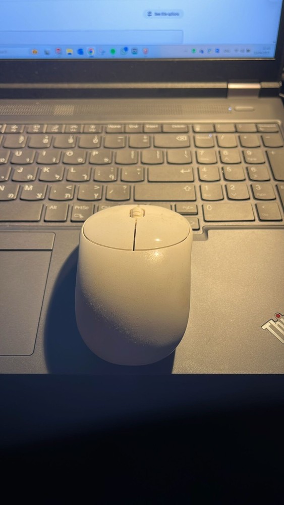 Wireless white mouse