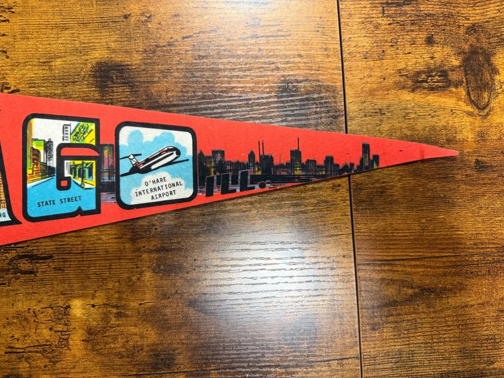 Vintage Chicago pennant