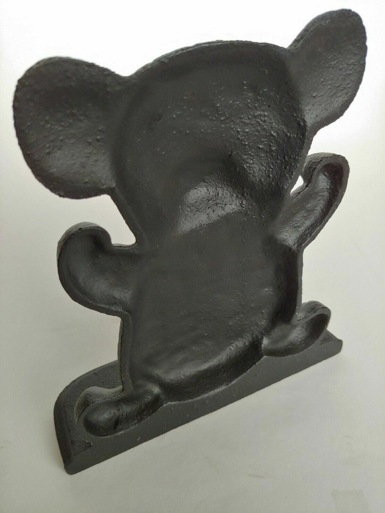 Cast Iron Teddy Bear Book End / Door Stopper