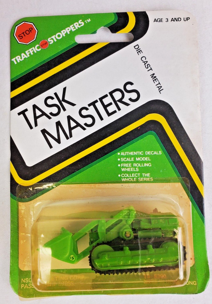 Yatming Task Masters Dozer Front Loader 2 5/8" Long Hong Kong Mint Sealed