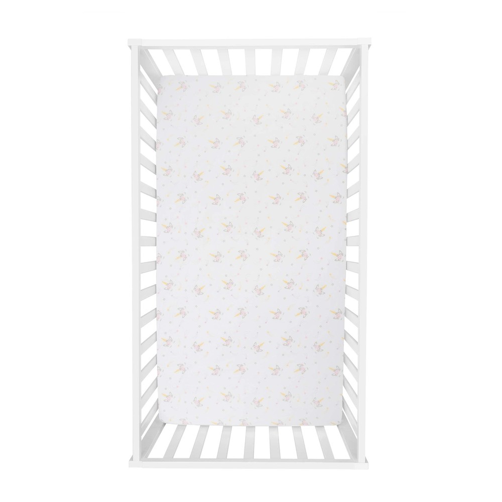 Mystical Dreams Crib Sheet Set 2 Pack Microfiber Fitted 28x52" Elasticized