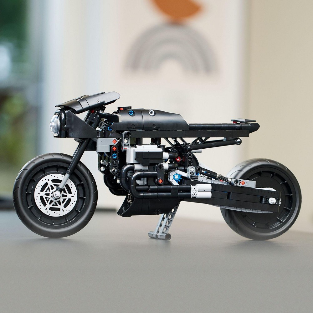 Lego 6425773 Technic The Batman Motorcycle Model Toy, Black