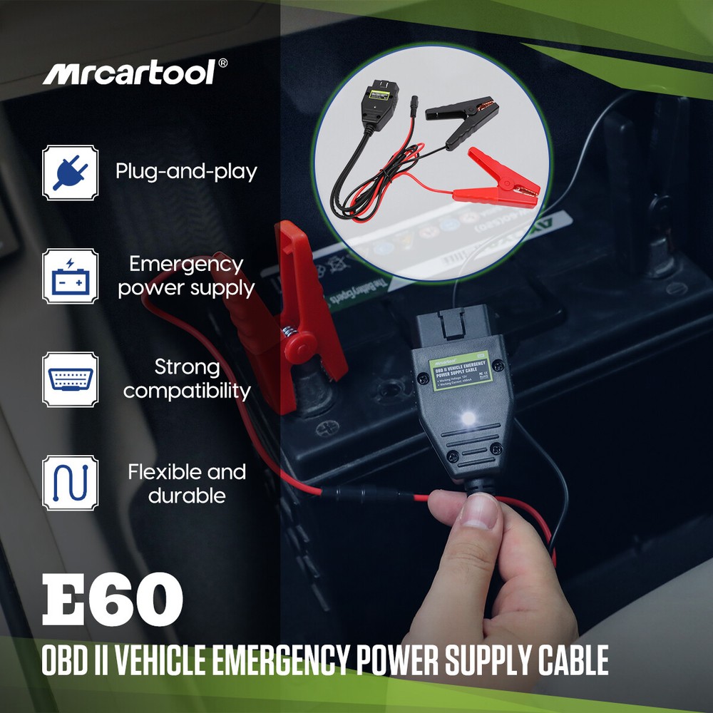 Professional 12V OBD2 Vehicle Auto ECU Memory Saver Car Battery Replacement Tool