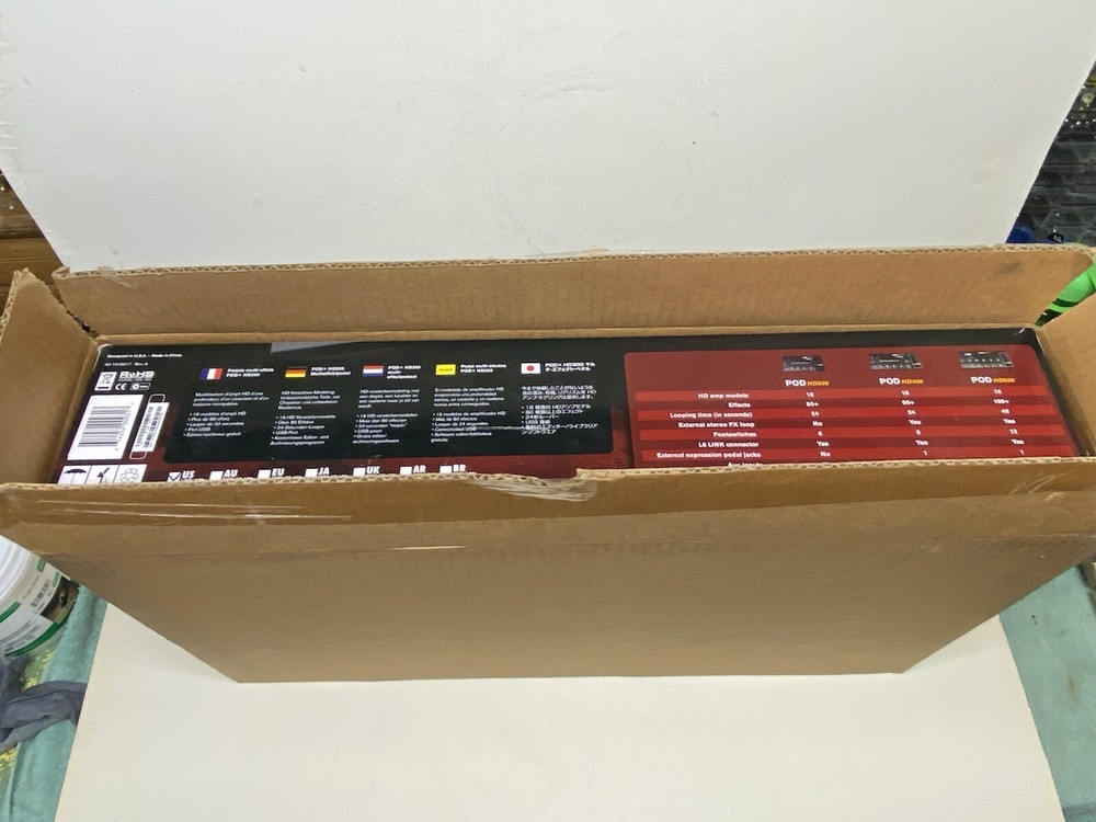 line 6 pod hd300 empty box