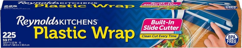 Reynolds Kitchens Quick Cut Plastic Wrap 225 Square Feet