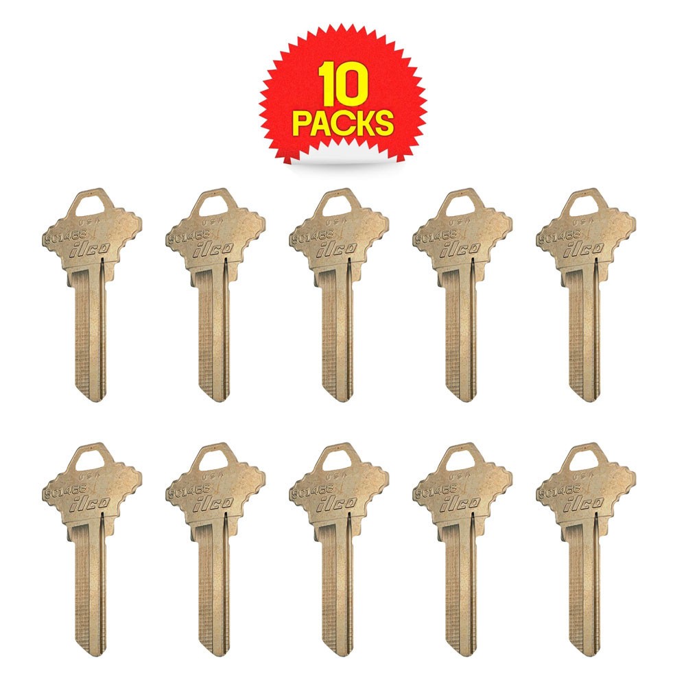 SC1468 Key Blank 6-PIN Brass