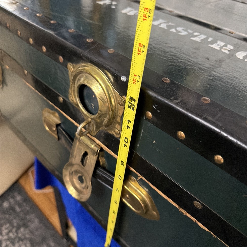 Vintage Herald Steamer Trunk