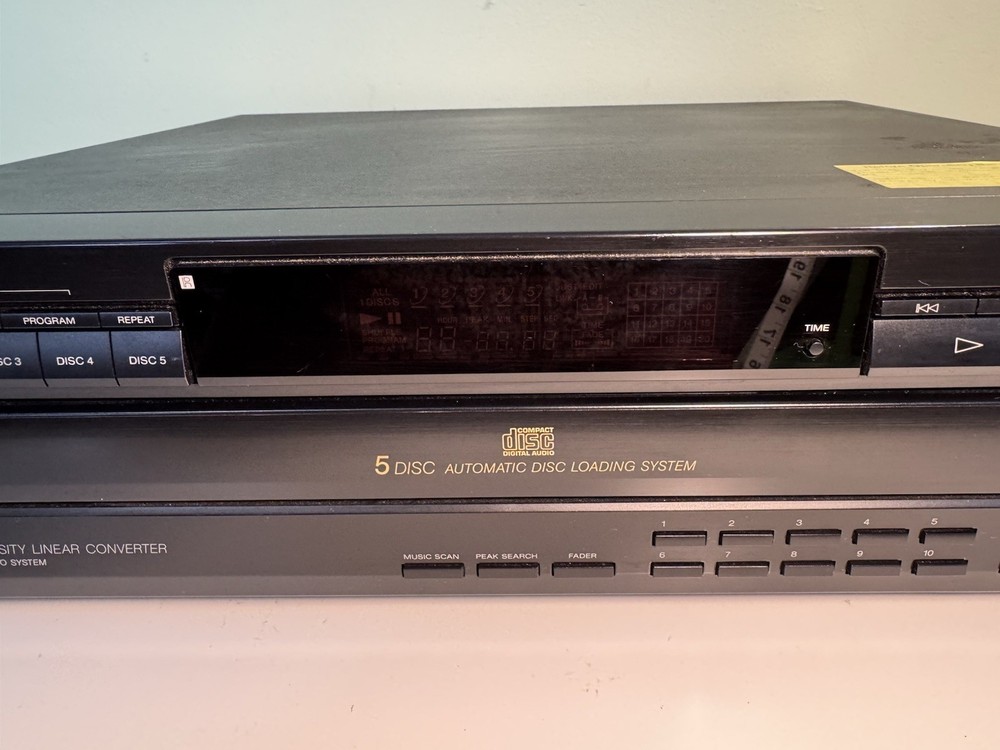Sony CDP-C425 5-disc CD Player No Remote-Tested & Working