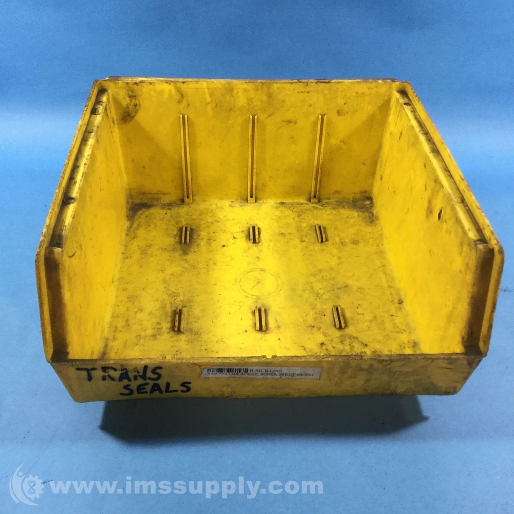Global 550124 Yellow Storage Bin USIP