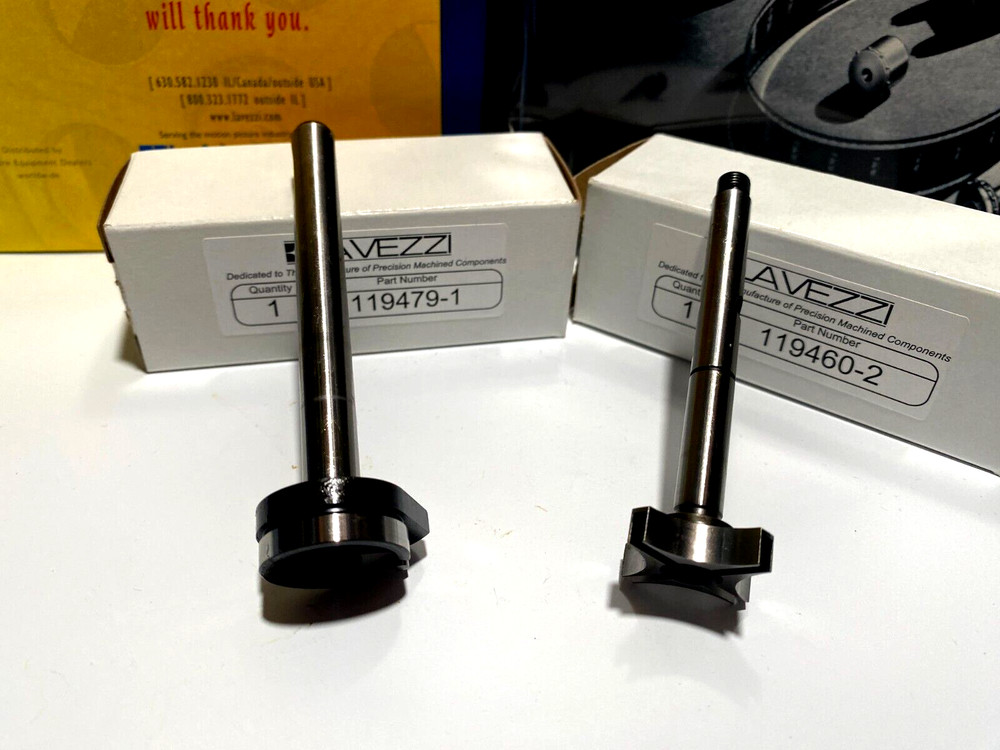 LaVezzi projector components  drive shaft