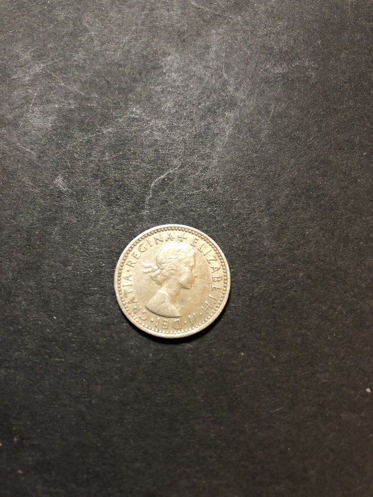 1954 Lucky Sixpence