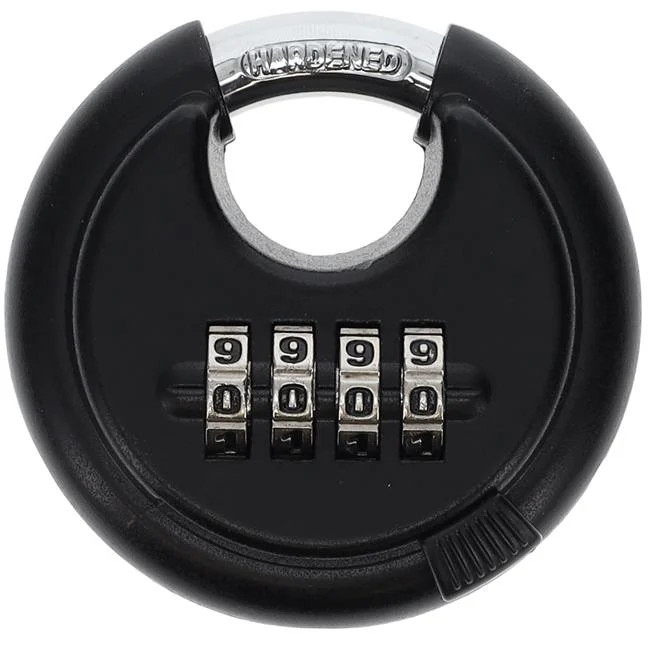 Road Pro RP25LK01 Combination Disc Padlock - Black