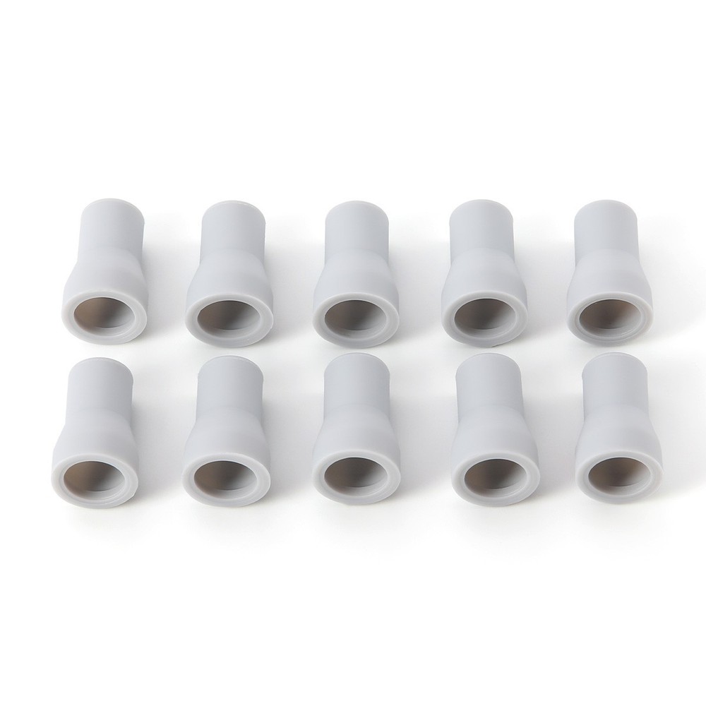 10pcs Dental Saliva Ejector Strong Suction Rubber Snap Tip Adapter Replacement