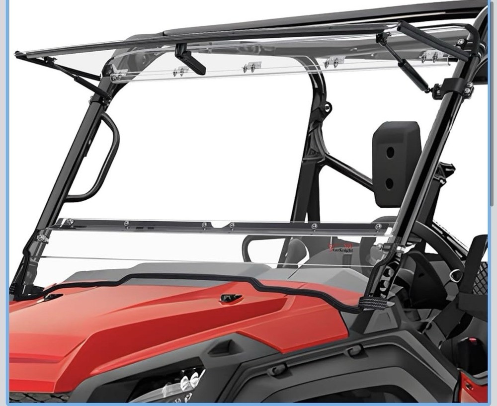 UTV Flip Windshield Pioneer 1000 2016-2025 Clear Polycarbonate