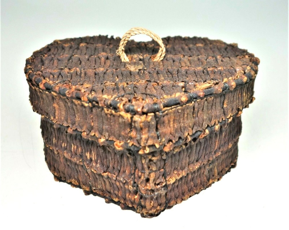Woven Heart Trinket Gift Box Natural