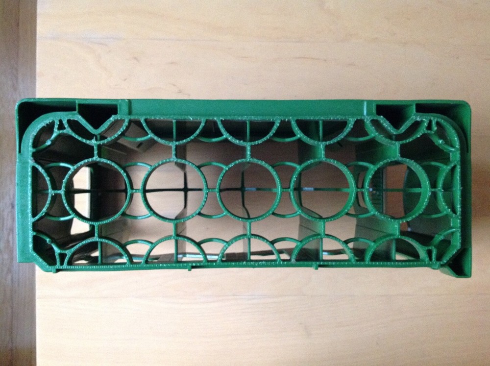 Waldhaus Premium Bier Schwarzwald Retractable Handle 12 Bottle Stackable Carrier