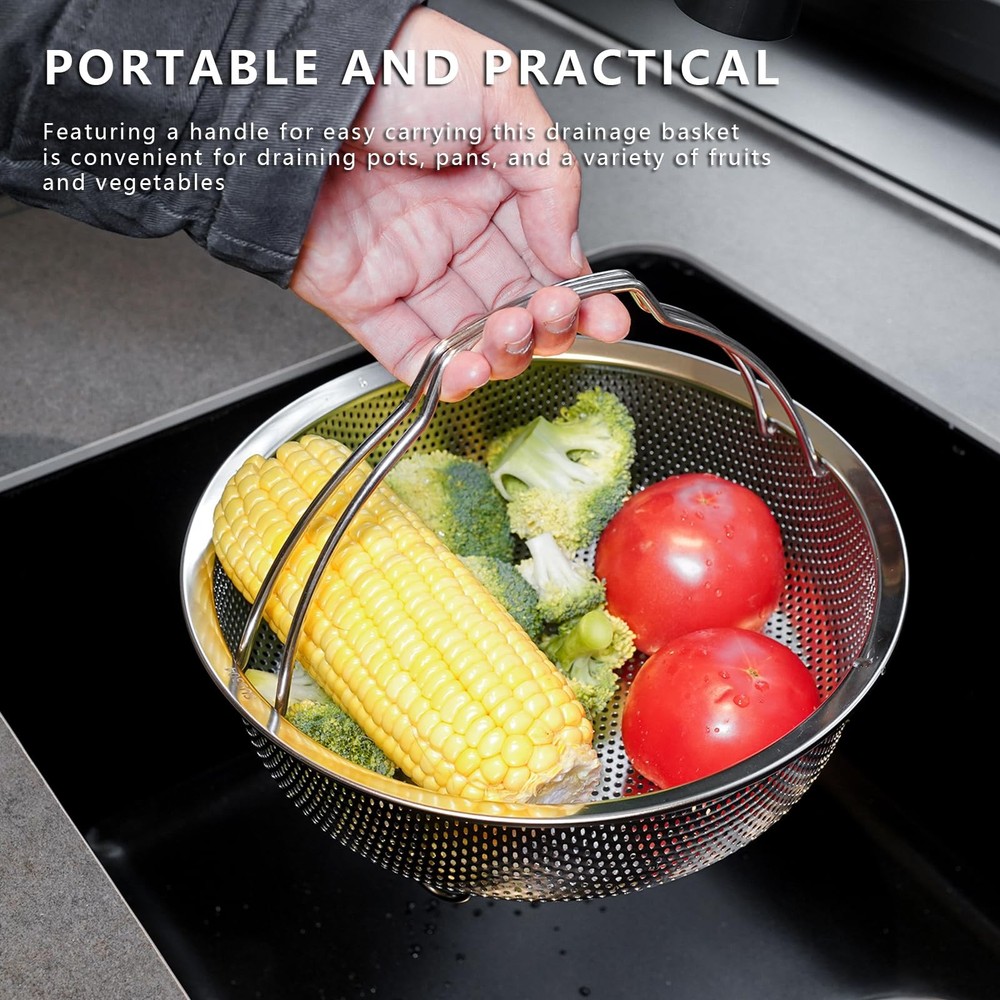 ICEICE Stainless Steel Steamer Basket Vegetable & Dumpling Steamer Insert fo...