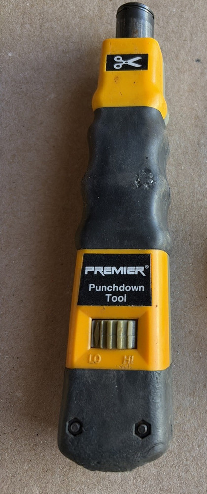 Premier Punch Down Tool with 3 Blades