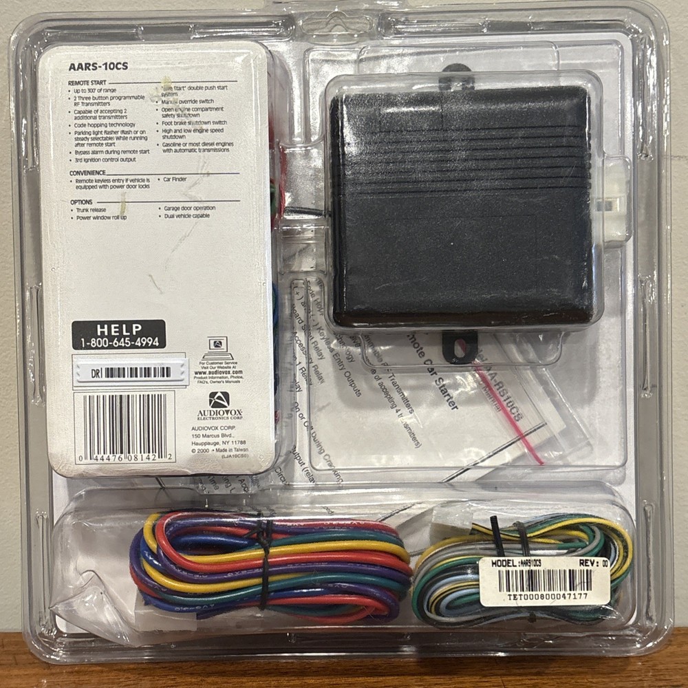 NOS Audiovox Long Range Remote Start And Keyless Entry AARS-10CS READ