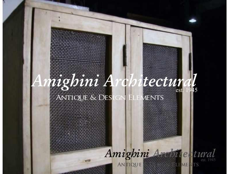 C – Antique Wardrobe Two Right Hand Doors with Screen. A3107